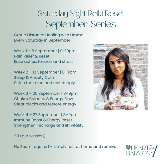 Saturday Night Reiki Reset – September Series