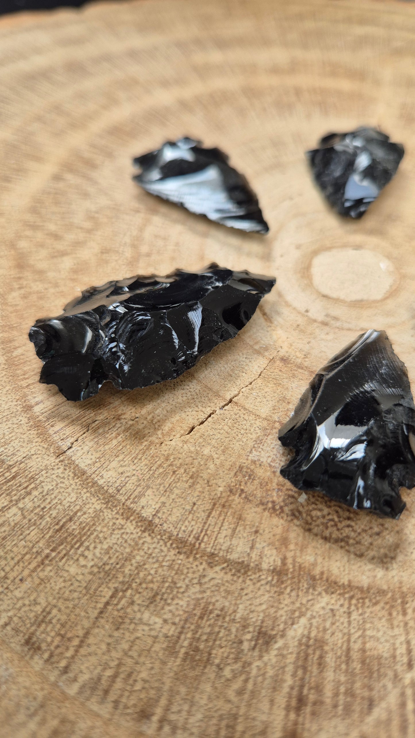 Black Obsidian Arrowhead