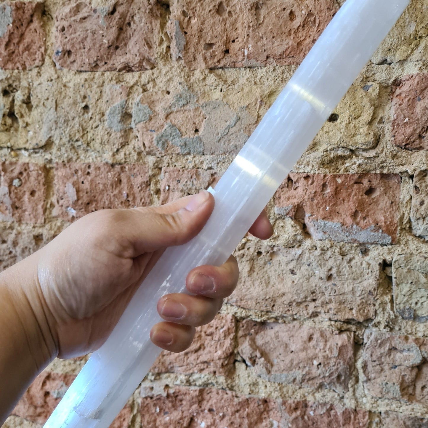 Selenite Rough Crystal Bar