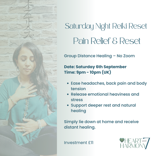 Saturday Night Reiki Reset – September Series (Distance Healing, No Zoom)