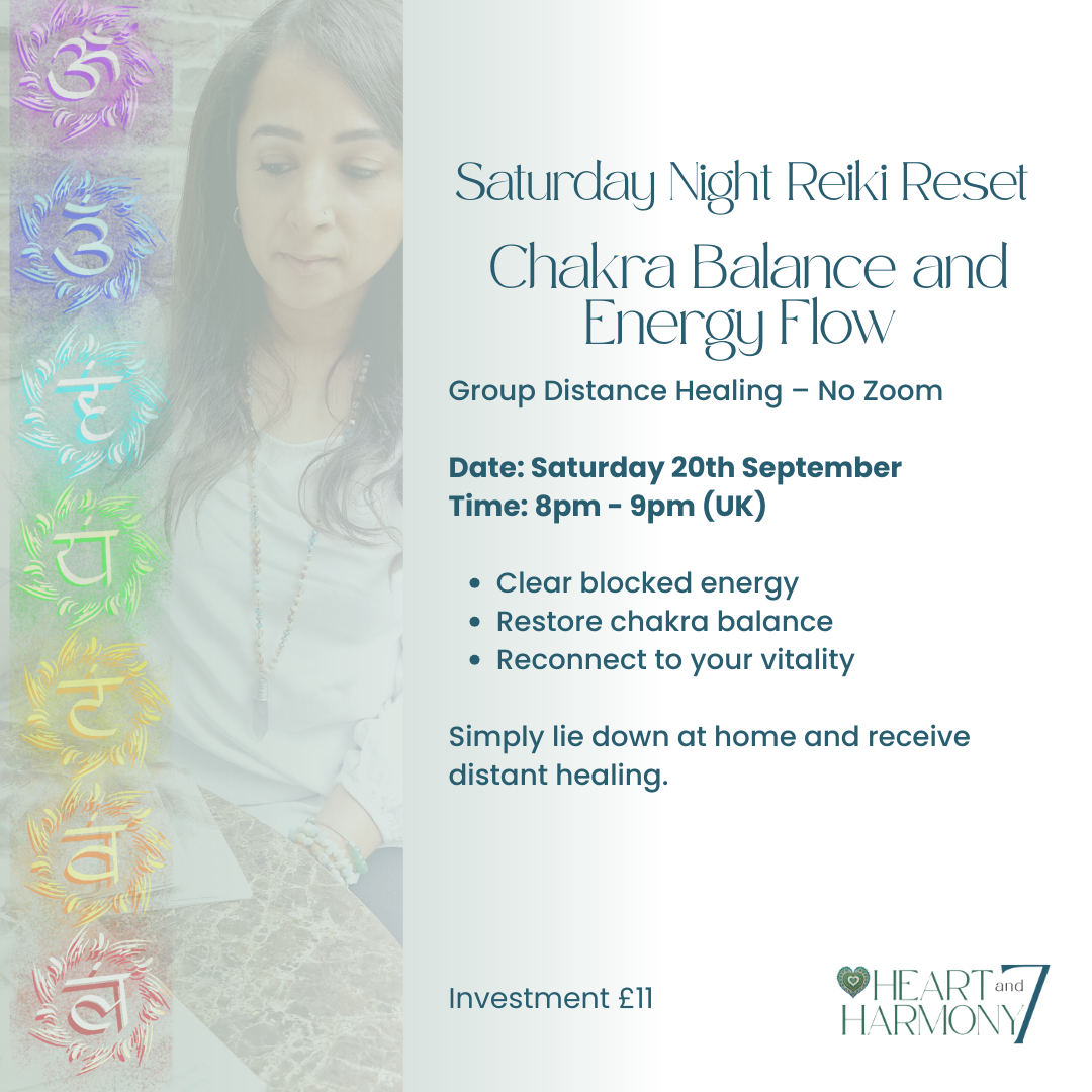 Saturday Night Reiki Reset – September Series (Distance Healing, No Zoom)