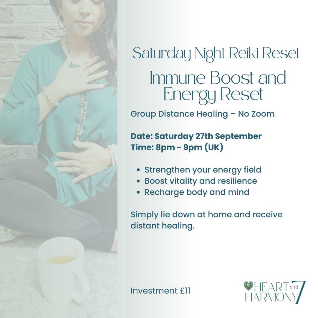 Saturday Night Reiki Reset – September Series (Distance Healing, No Zoom)